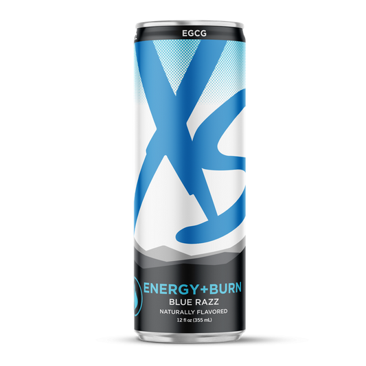XS™ Energy + Burn 12 oz – Blue Razz